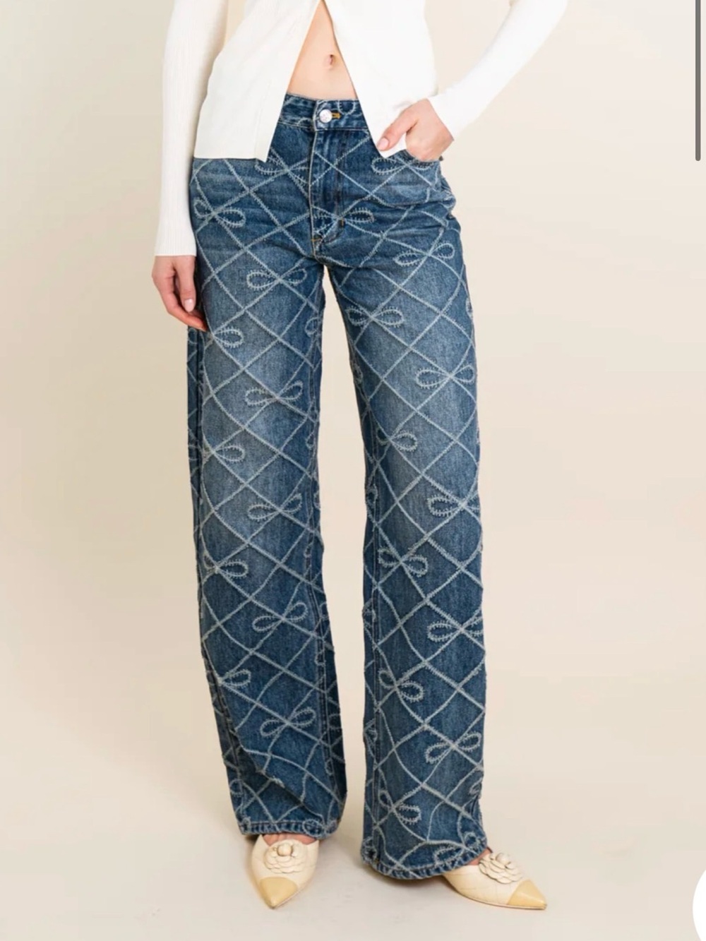 Ryu bow jeans